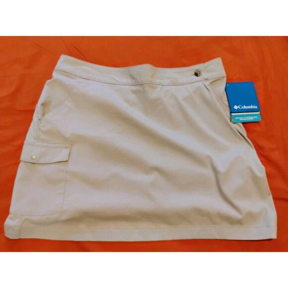 Columbia Women's Armadale Skort Omni-freeze Advanced Cooling Size 2 Light Gray - Picture 3 of 7